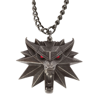The Witcher 3: Wild Hunt Μετάλλιο και αλυσίδα με μάτια LED-N/A-N/A