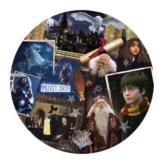 Winning Moves Harry Potter - Gyerekeknek kerek (Filozófusok köve) puzzle 500db