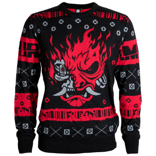 Cyberpunk 2077 Cheer Up Samurai Ugly Holiday Sweater Μαύρο, M