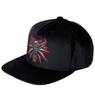 The Witcher 3 Black Wolf Snap Back Hat-One Size-Black