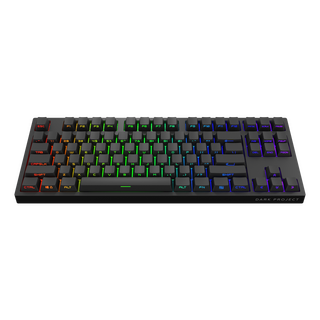 [REFURBISHED] Dark Project KD87A Side Print Μαύρο - Gateron Opt. Κόκκινο RGB (ENG)