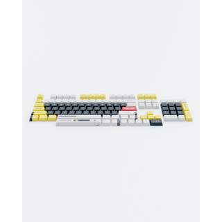 Dark Project KS-2036 PBT keycaps,  ENG White/Yellow