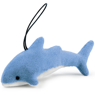 Plush keychain WP MERCHANDISE Shark Nory, 13 cm, blue