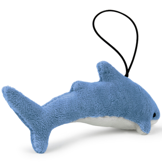 Plüss kulcstartó WP MERCHANDISE Shark Nory cápa, 13 cm, kék
