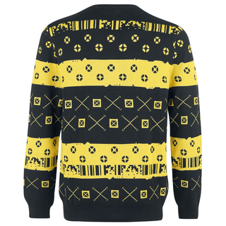 Cyberpunk 2077 Silent Night City Ugly Holiday Sweater, Black, L
