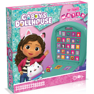 Winning Moves Gabby's Dollhouse - Top Trumps Match Board Game