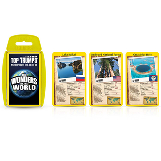 Winning Moves Θαύματα του Κόσμου - Top Trumps επιτραπέζιο παιχνίδι