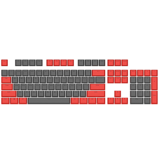 Dark Project KS-42 Keycaps PBT,  ENG/RU/UA, Gray / Red