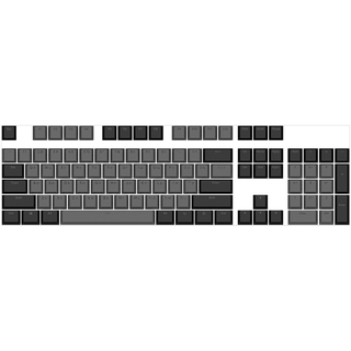 Dark Project KS-46 Keycaps PBT, ENG/RU/UA, Gray / Black