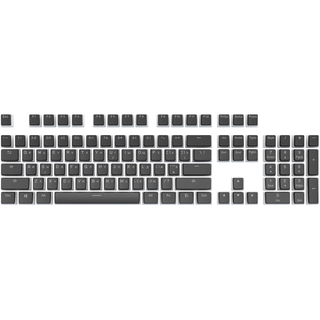 Dark Project KS-0049 puddings PBT Keycaps, ENG/RU/UA Black