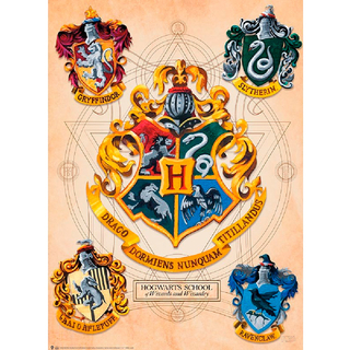HARRY POTTER - Σετ 2 αφίσες Chibi - Crest & Marauders (52x38) x4