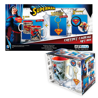 DC COMICS - Pck Κούπα + μπρελόκ + κονκάρδες 