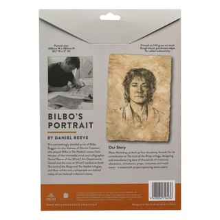 Weta Workshop The Lord of the Rings - Portrait of Bilbo Baggins Statue Art Print