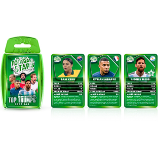Winning Moves World Football Stars  -(Green) English Top Trumps