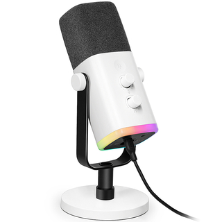 FIFINE AM8 Dynamic RGB microphone, White