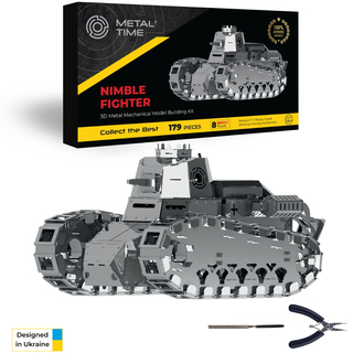 Nimble Fighter Mechanical model DIY kit of tank, 179 parts