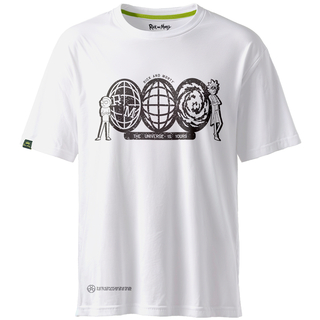 Rick and Morty The Universe is Yours t-shirt white, S