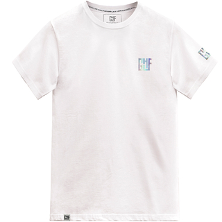 FragON - Holografic Logo Unisex T-shirt White, S