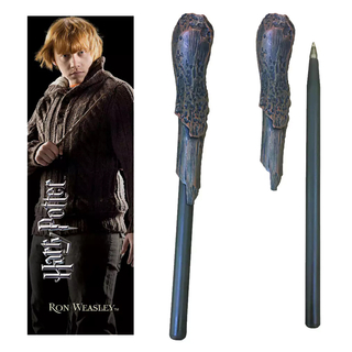 Noble Collection Harry Potter - Ron Weasley Wand Pen and Bookmark