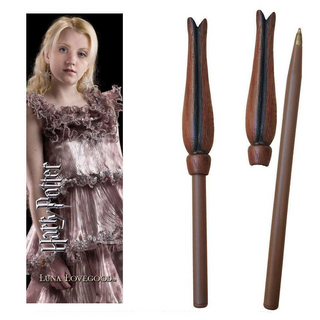 Noble Collection Harry Potter - Luna Wand Pen and Bookmark