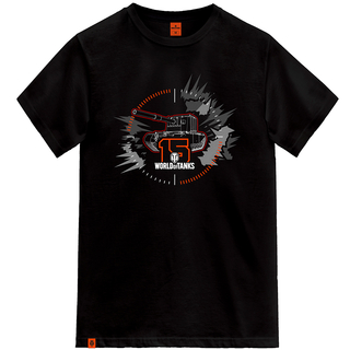 Wargaming World of Tanks 15 Anniversary T-shirt Black, L