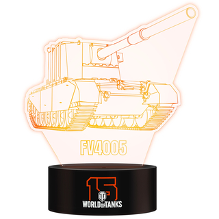 World of Tanks 15 επετειακή ακρυλική λάμπα