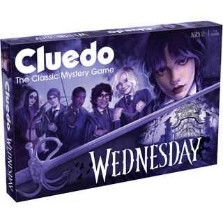 Wednesday Cluedo Mystery Board Game English