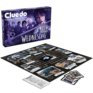 Wednesday Cluedo Mystery Board Game English