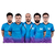 Team Nigma - Φανέλα παίκτη Μπλε/Μωβ, S