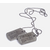 Jinx Cyberpunk 2077 - Johnny'S Army Dog Tags Neckless Silver