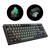 Dark Project KD83A Black / Cloud Grey - Gateron Cap Teal RGB (ENG/UA)