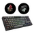 Dark Project KD87A Black / Cloud Grey - Gateron Opt. Red RGB (ENG/UA)