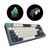 Dark Project / KD87B LTD Aluminum / Black & Cloud Grey - Gateron Cap Teal RGB (ENG/UA)