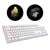 Dark Project One KD104A White - Gateron Mech. Yellow RGB (ENG)