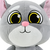 Plush toy WP MERCHANDISE cat Oliver 28 cm