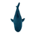 Plush toy WP MERCHANDISE Shark turquoise, 100 cm