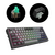 Dark Project KD83A Black / Cloud Grey - Gateron Cap Teal RGB (ENG/UA)