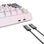 RK Royal Kludge keyboard (tri mode RGB hot swap, White sky cyan switch) wireless (ENG/RU)