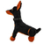 Plush toy WP MERCHANDISE Doberman Zeus, 24 cm