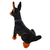 Plush toy WP MERCHANDISE Doberman Zeus, 24 cm