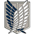 Abysse Attack on Titan - Pin Scout badge S3