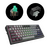 Dark Project KD83A Μαύρο / Cloud Grey - Gateron Cap Teal RGB (ENG)