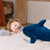 Plush toy WP MERCHANDISE  Shark turquoise, 50 cm