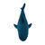 Plush toy WP MERCHANDISE  Shark turquoise, 50 cm