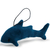 Βελούδινο μπρελόκ WP MERCHANDISE Καρχαρίας Ollie, 13 cm, τυρκουάζ