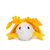 Plush toy WP MERCHANDISE Mole Sunny, 18.5 cm