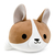 Plush Pillow WP MERCHANDISE Dog Corgi Norman, 74 cm