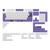Dark Project - Violet Horizons Keycaps [ANSI & ISO]