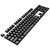 Dark Project KS-45 Keycaps PBT, ENG/RU/UA, Μαύρο
