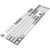 Dark Project KS-48 Keycaps PBT, ENG/RU/UA, Gray/White